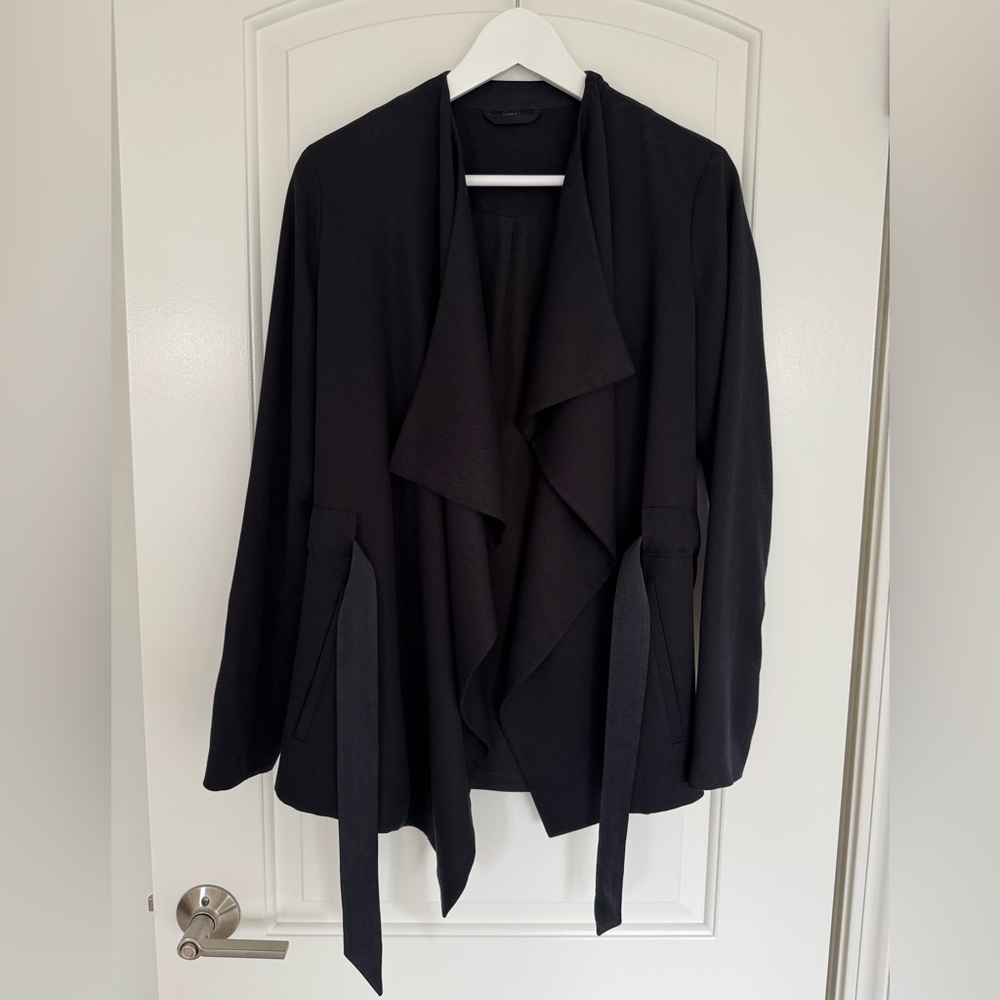 Allsaints wrap coat / blazer, Black, US Size 2